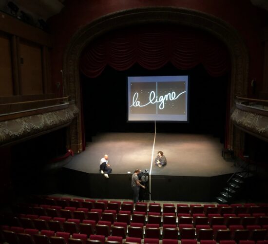 Spectacle dessiné – la ligne
