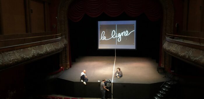 Spectacle dessiné – la ligne