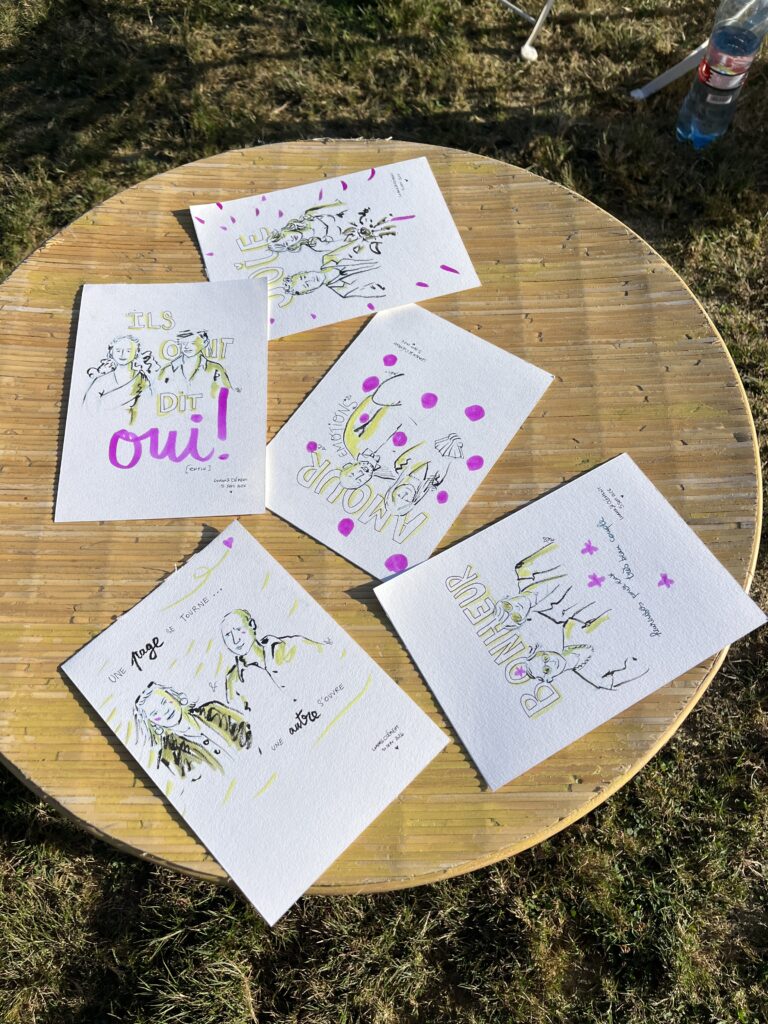 extraits sur table